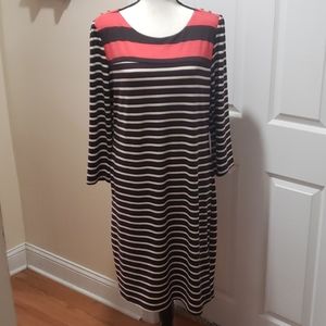 Allison Brittney casual striped dress